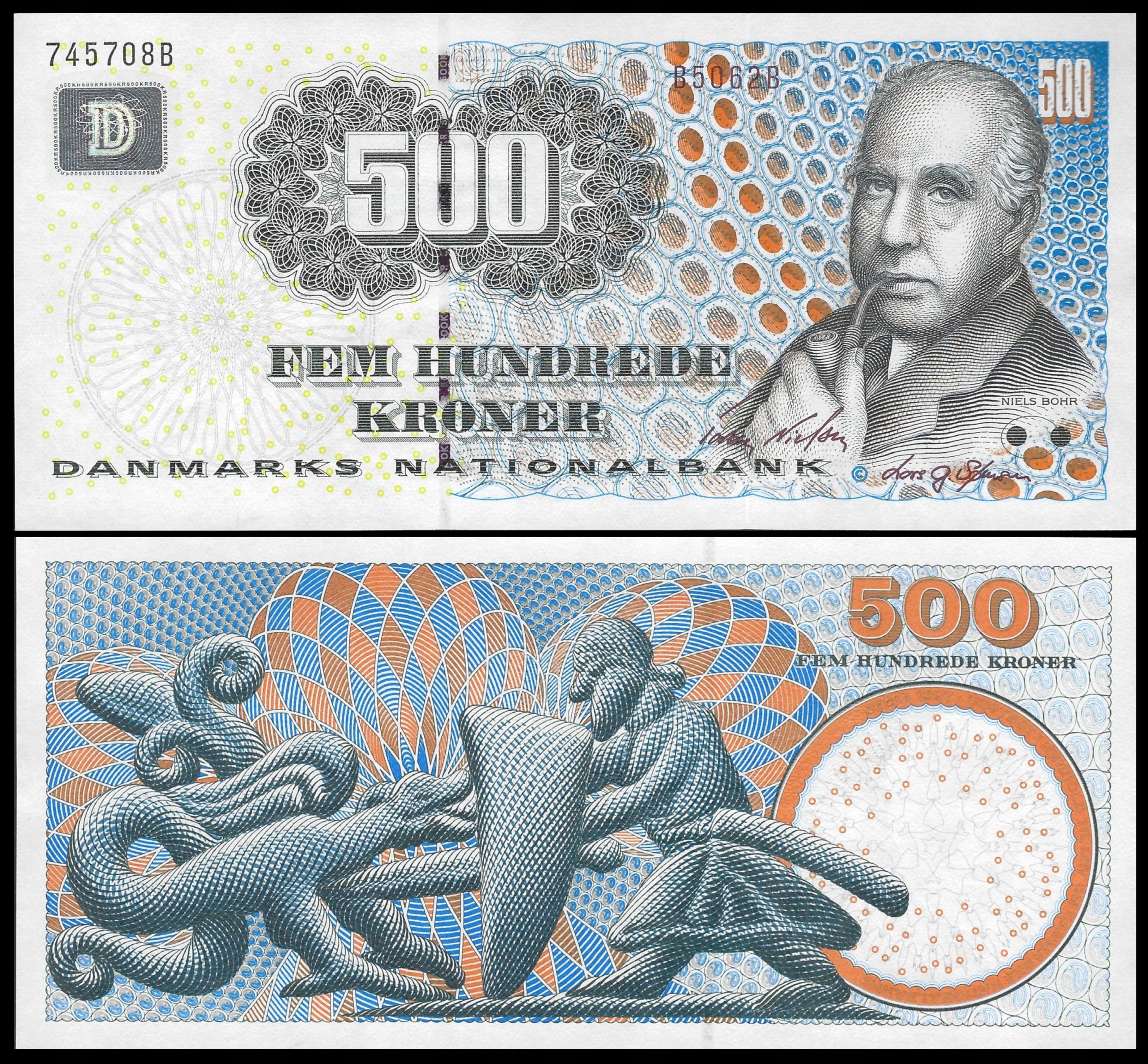 * DANIA 500 koron 2006 P-63c ** stan UNC ** poprzednie wydanie * RZADKI
