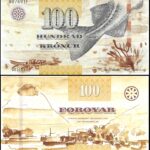 FAROE ISLANDS banknote 100 krónur 2011 P-30 UNC cod