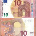 EUROPEAN UNION LUXEMBOURG banknote 10 euro 2014 W-27 UNC rare